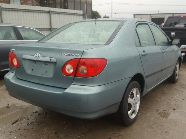 2T1BR32E65C450967 - 2005 TOYOTA COROLLA CE TEAL photo 4