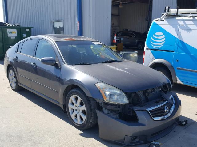 1N4BA41E97C815044 - 2007 NISSAN MAXIMA SE CHARCOAL photo 1