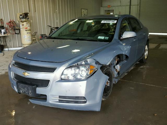 1G1ZH57B98F165695 - 2008 CHEVROLET MALIBU 1LT BLUE photo 2