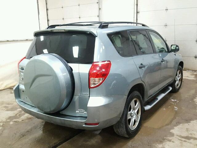 JTMBD33V986085130 - 2008 TOYOTA RAV4 GRAY photo 4