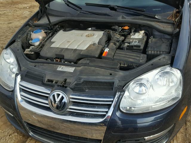 3VWRL71K79M128735 - 2009 VOLKSWAGEN JETTA TDI BLUE photo 7