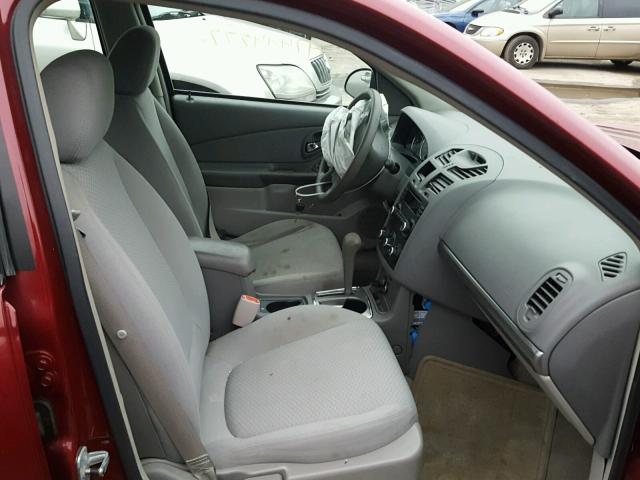 1G1ZS58F67F275685 - 2007 CHEVROLET MALIBU LS 红色 照片 5