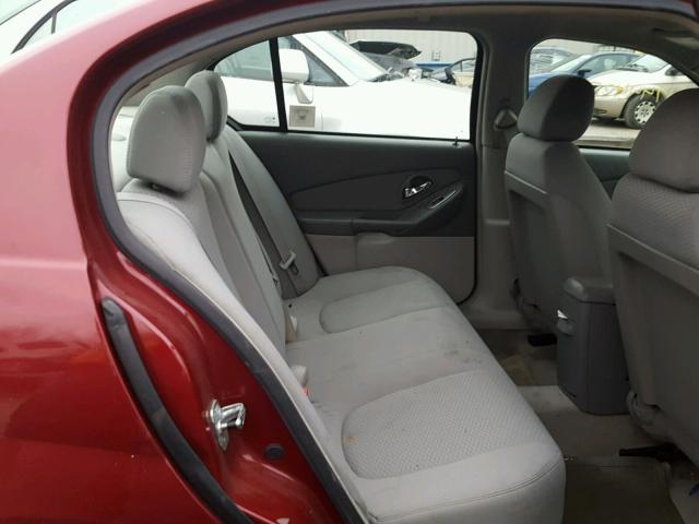 1G1ZS58F67F275685 - 2007 CHEVROLET MALIBU LS 红色 照片 6