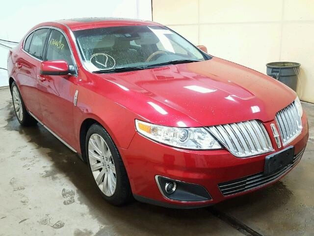 1LNHL9ER4AG610901 - 2010 LINCOLN MKS RED photo 1