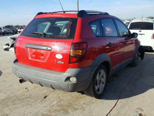 5Y2SL62843Z419863 - 2003 PONTIAC VIBE RED photo 4