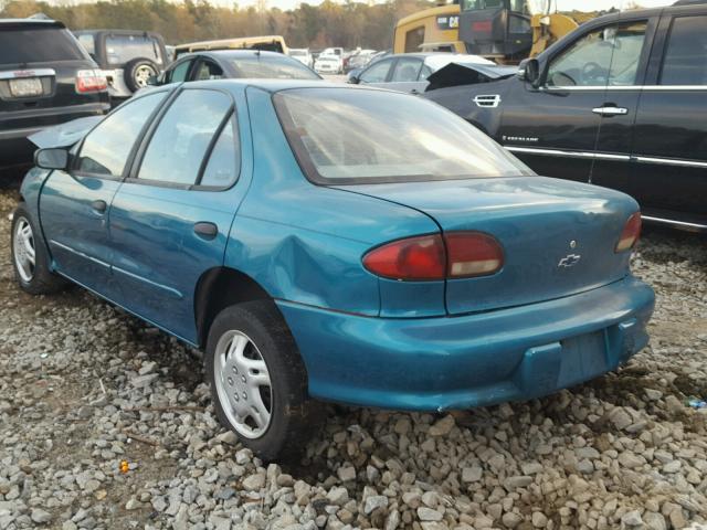 1G1JF524XS7214044 - 1995 CHEVROLET CAVALIER L BLUE photo 3