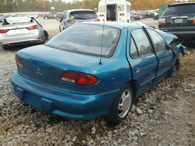 1G1JF524XS7214044 - 1995 CHEVROLET CAVALIER L BLUE photo 4