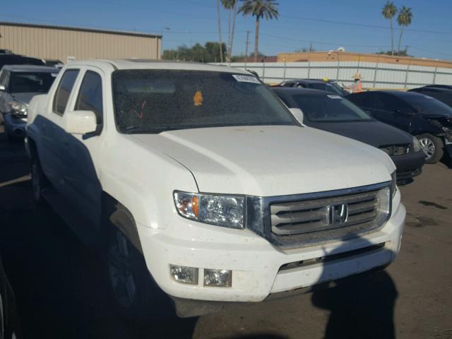 5FPYK1F56CB458533 - 2012 HONDA RIDGELINE WHITE photo 1