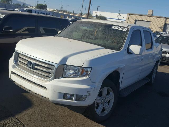 5FPYK1F56CB458533 - 2012 HONDA RIDGELINE WHITE photo 2