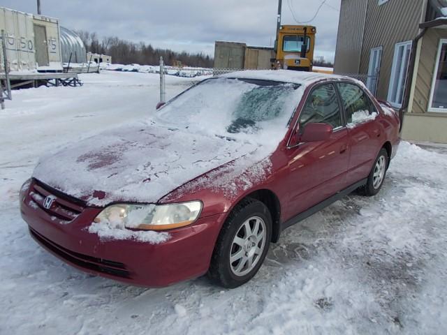 1HGCG56762A804215 - 2002 HONDA ACCORD SE BURGUNDY photo 2