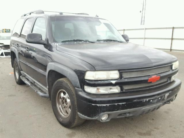 1GNEK13T03R305131 - 2003 CHEVROLET TAHOE K150 BLACK photo 1