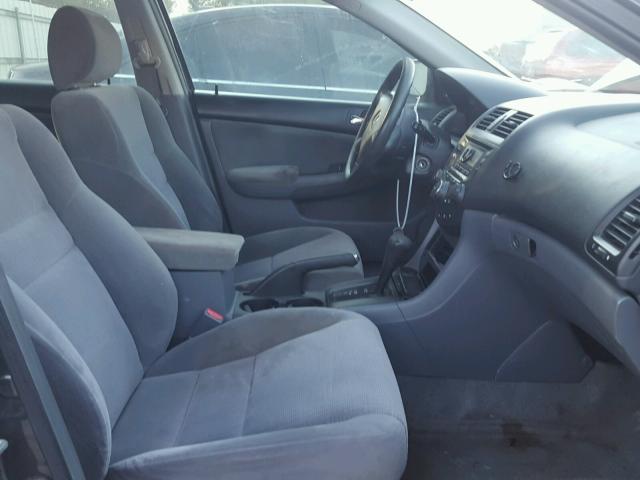 1HGCM56495A156890 - 2005 HONDA ACCORD LX CHARCOAL photo 5