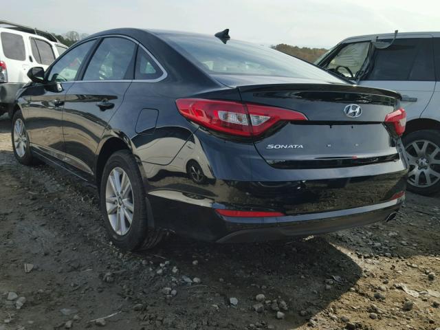 5NPE24AF5HH511731 - 2017 HYUNDAI SONATA SE BLACK photo 3