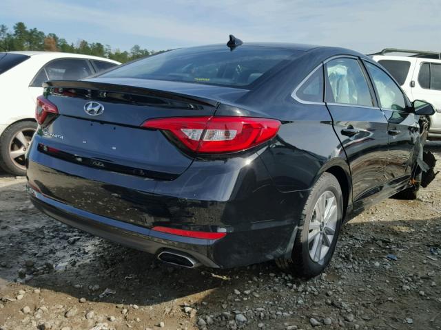 5NPE24AF5HH511731 - 2017 HYUNDAI SONATA SE BLACK photo 4