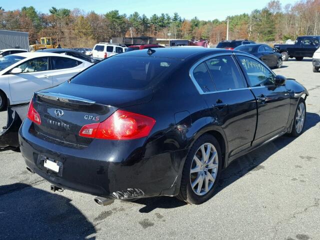 JNKCV61F49M357819 - 2009 INFINITI G37 BLACK photo 4