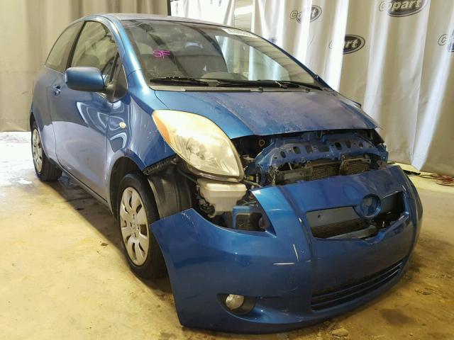 JTDJT923475115592 - 2007 TOYOTA YARIS BLUE photo 1