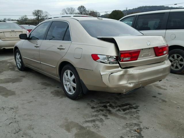 1HGCM66575A015850 - 2005 HONDA ACCORD EX BEIGE photo 3