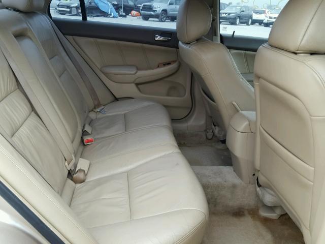 1HGCM66575A015850 - 2005 HONDA ACCORD EX BEIGE photo 6