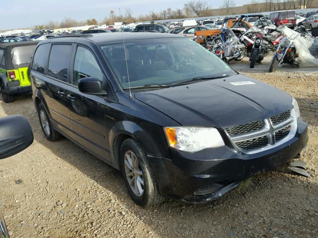 2C4RDGCGXDR790819 - 2013 DODGE GRAND CARA BLACK photo 1