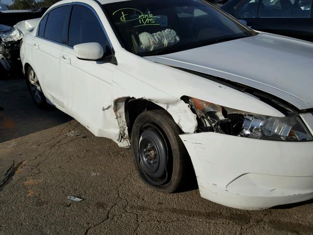 1HGCP26868A118899 - 2008 HONDA ACCORD EXL WHITE photo 9