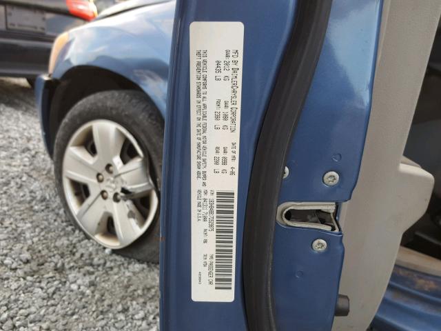 1B3HB48B17D529875 - 2007 DODGE CALIBER SX BLUE photo 10