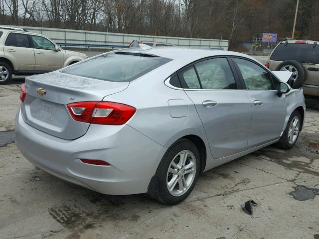 1G1BE5SM1H7234070 - 2017 CHEVROLET CRUZE LT SILVER photo 4