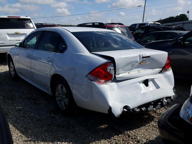 2G1WA5E34E1158126 - 2014 CHEVROLET IMPALA LIM WHITE photo 3