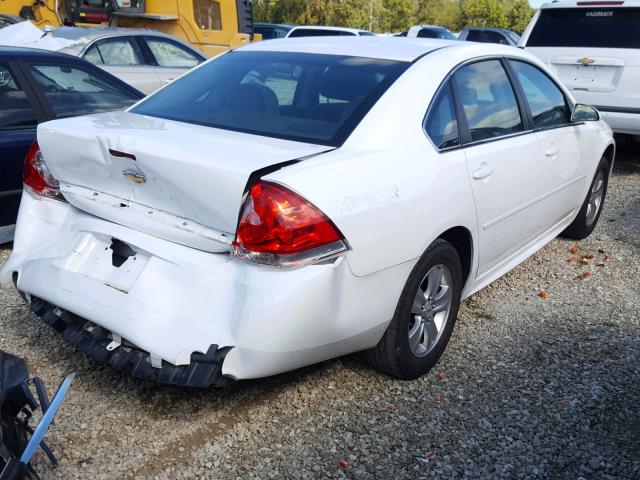 2G1WA5E34E1158126 - 2014 CHEVROLET IMPALA LIM WHITE photo 4