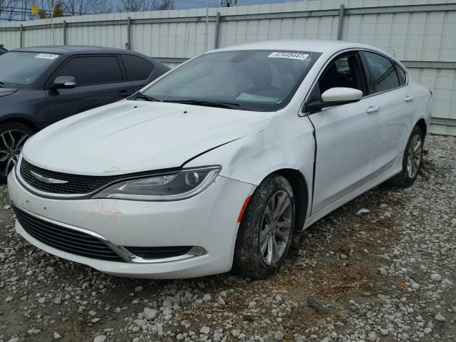 1C3CCCAB6FN552477 - 2015 CHRYSLER 200 LIMITE WHITE photo 2