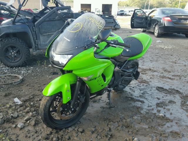 JKAEXEA148A038465 - 2008 KAWASAKI EX650 A Yaşıl foto 2
