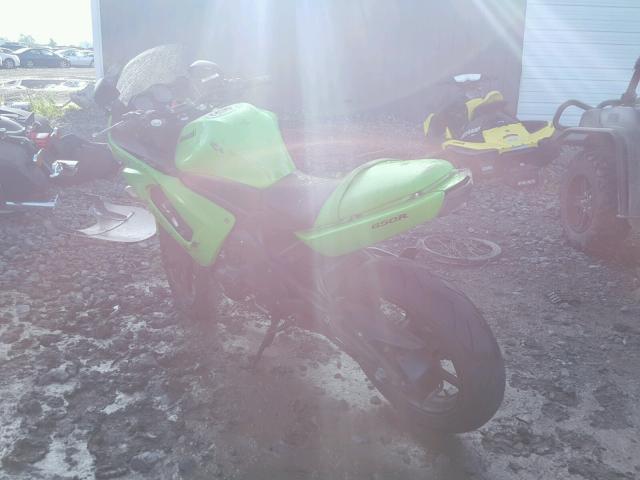 JKAEXEA148A038465 - 2008 KAWASAKI EX650 A Yaşıl foto 3