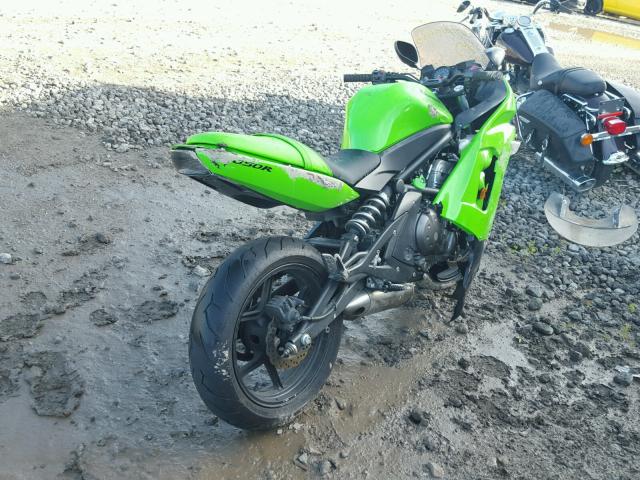 JKAEXEA148A038465 - 2008 KAWASAKI EX650 A Yaşıl foto 4