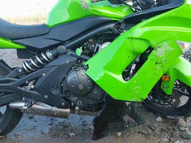 JKAEXEA148A038465 - 2008 KAWASAKI EX650 A Yaşıl foto 7