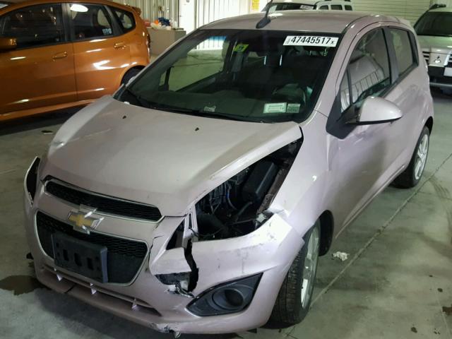 KL8CA6S97DC584810 - 2013 CHEVROLET SPARK LS PINK photo 2