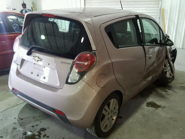 KL8CA6S97DC584810 - 2013 CHEVROLET SPARK LS PINK photo 4