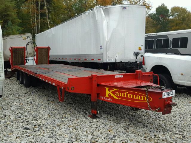 5VGFH3027JL001511 - 2018 KAUFMAN CAR HAULER RED photo 1