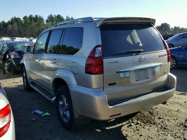 JTJBT20XX80166351 - 2008 LEXUS GX 470 GOLD photo 3