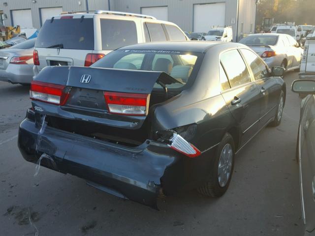 1HGCM56394A105654 - 2004 HONDA ACCORD LX GREEN photo 4