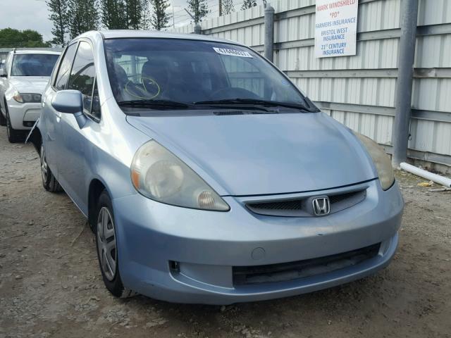 JHMGD38457S038512 - 2007 HONDA FIT BLUE photo 1