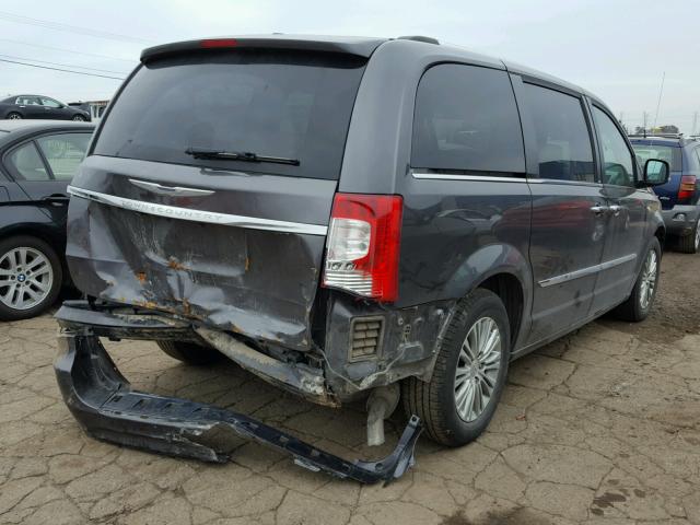 2C4RC1CGXER228226 - 2014 CHRYSLER TOWN & COU GRAY photo 4