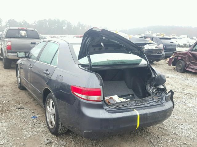 1HGCM56874A090101 - 2004 HONDA ACCORD EX GRAY photo 3