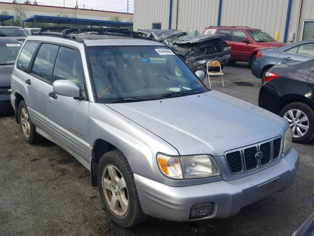 JF1SF656X2H732038 - 2002 SUBARU FORESTER S GRAY photo 1