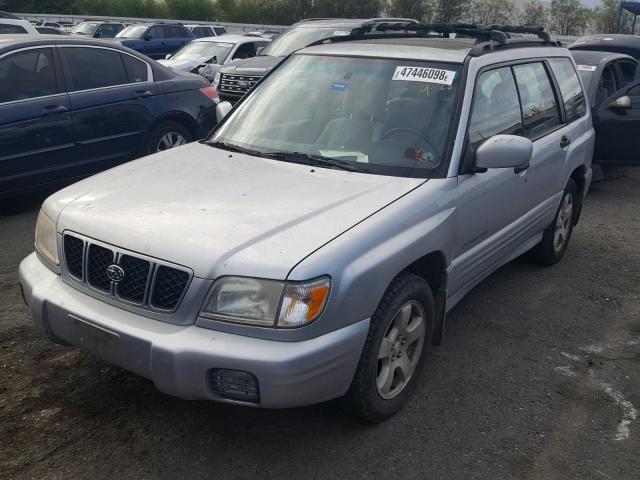 JF1SF656X2H732038 - 2002 SUBARU FORESTER S GRAY photo 2