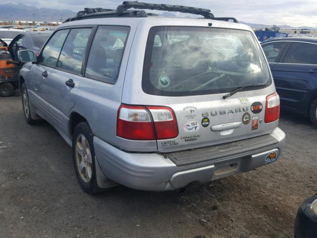 JF1SF656X2H732038 - 2002 SUBARU FORESTER S GRAY photo 3