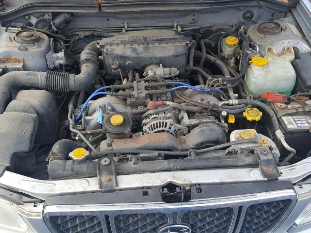 JF1SF656X2H732038 - 2002 SUBARU FORESTER S GRAY photo 7