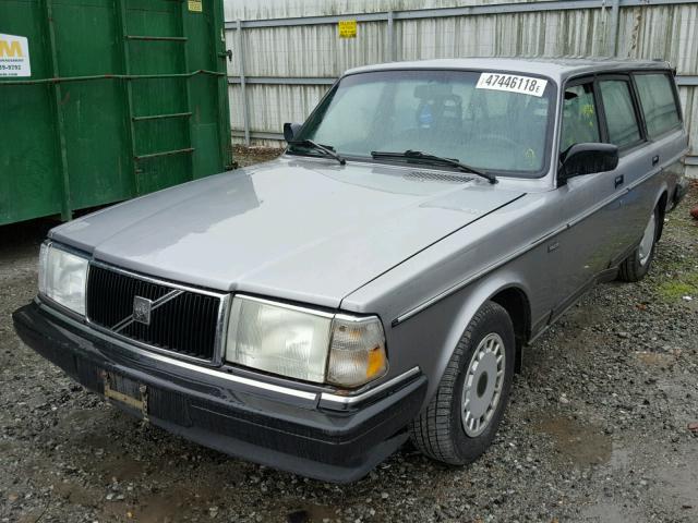 YV1AW880XN1921224 - 1992 VOLVO 240 GRAY photo 2