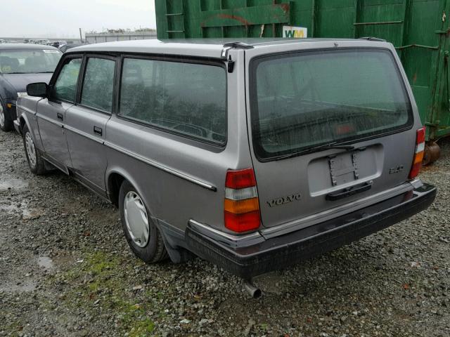 YV1AW880XN1921224 - 1992 VOLVO 240 GRAY photo 3