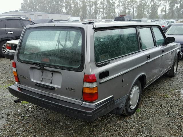 YV1AW880XN1921224 - 1992 VOLVO 240 GRAY photo 4