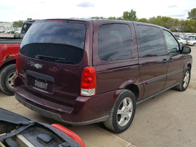 1GNDV23198D163499 - 2008 CHEVROLET UPLANDER L 栗色 照片 4