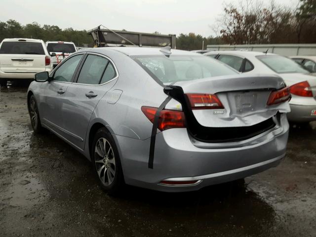 19UUB1F32HA004996 - 2017 ACURA TLX GRAY photo 3